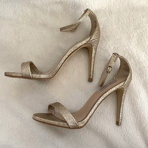 Steve Madden Heels, gold sparkle✨
